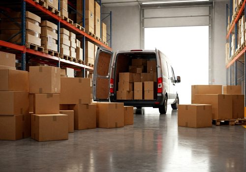 warehouse-scene-with-delivery-van-boxes_23-2151998654